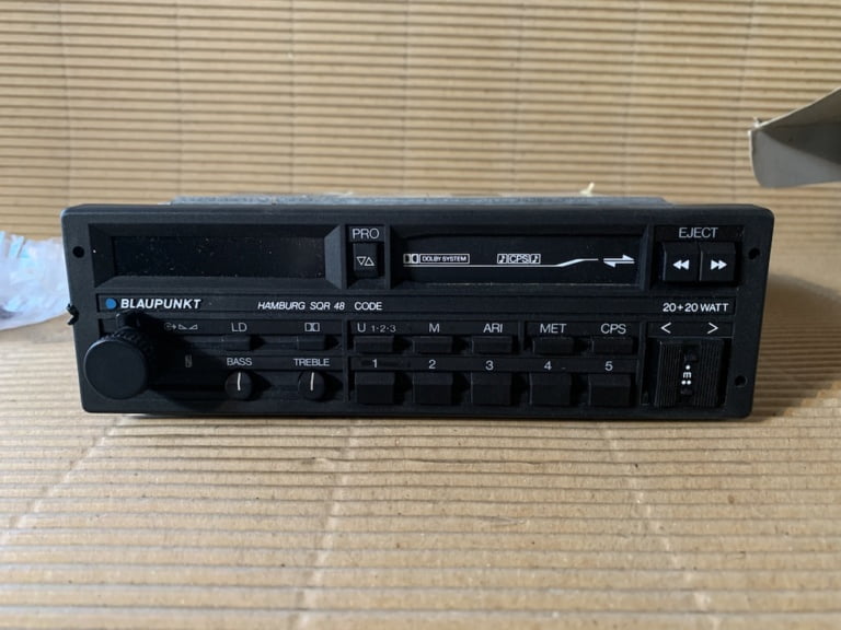 Blaupunkt Hamburg SQR 48, new in box! | Original classic car radios.